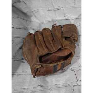 Vintage 1950s Hall of Fame All Star Pro Model F-100 Baseball Glove  Leather c1